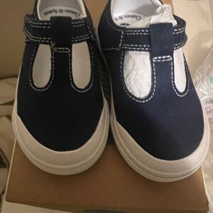 FootMates Navy and White Kids Sneakers